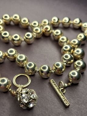 Silver Beaded Choker